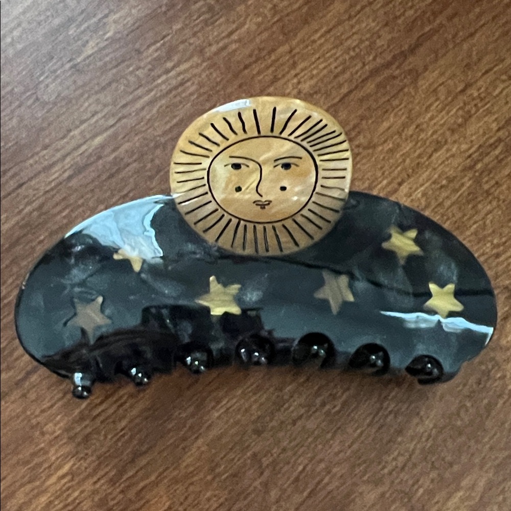 Sun and Stars Hair Clip